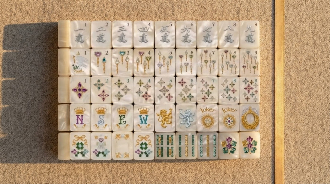 Four women at an assisted living activity room mahjong table on a spring afternoon