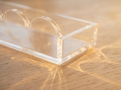 Crystal Clear Mahjong Racks — Set of 4
