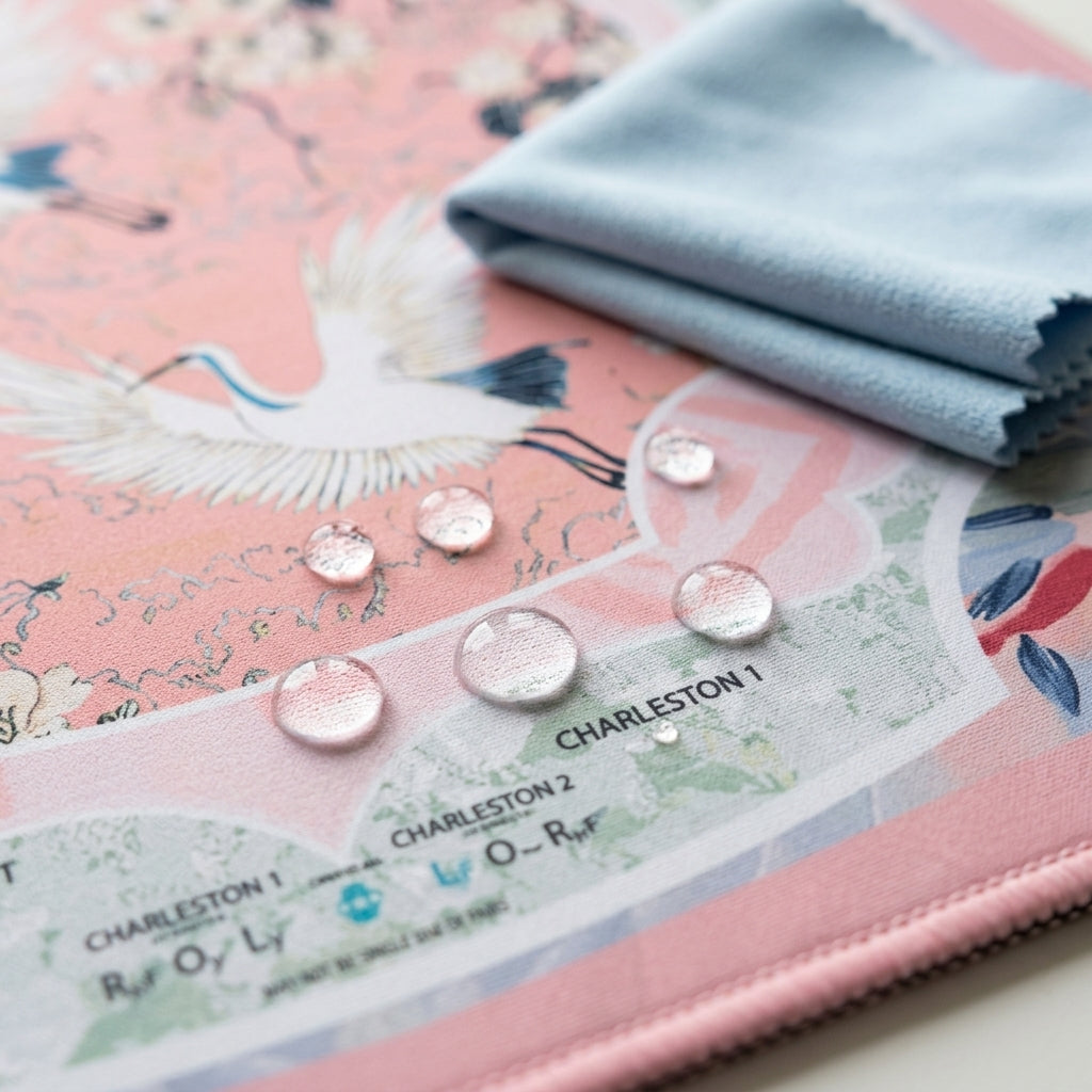 The Heron Mahjong Mat — Premium Neoprene That Never Creases, Stored in Its Own Tube