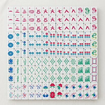 The Crystal Cyan Set — 160-Piece Laser-Engraved American Mahjong in Crystal-Clear Acrylic