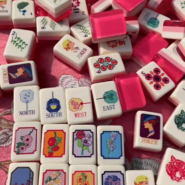Art Deco Lady Joker Mahjong — 160 Tiles