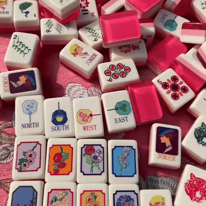 Art Deco Lady Joker Mahjong — 160 Tiles