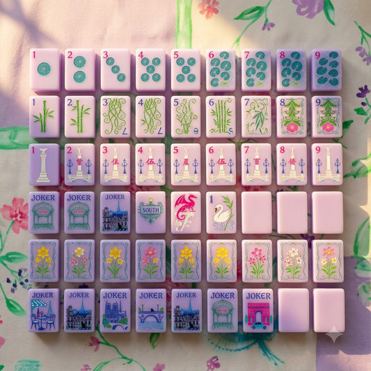 Paris in Bloom Mahjong Set — 160 Tiles