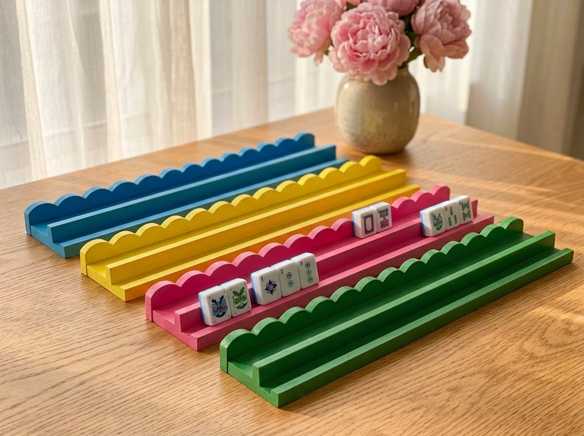 Color Pop Mahjong Racks — Set of 4