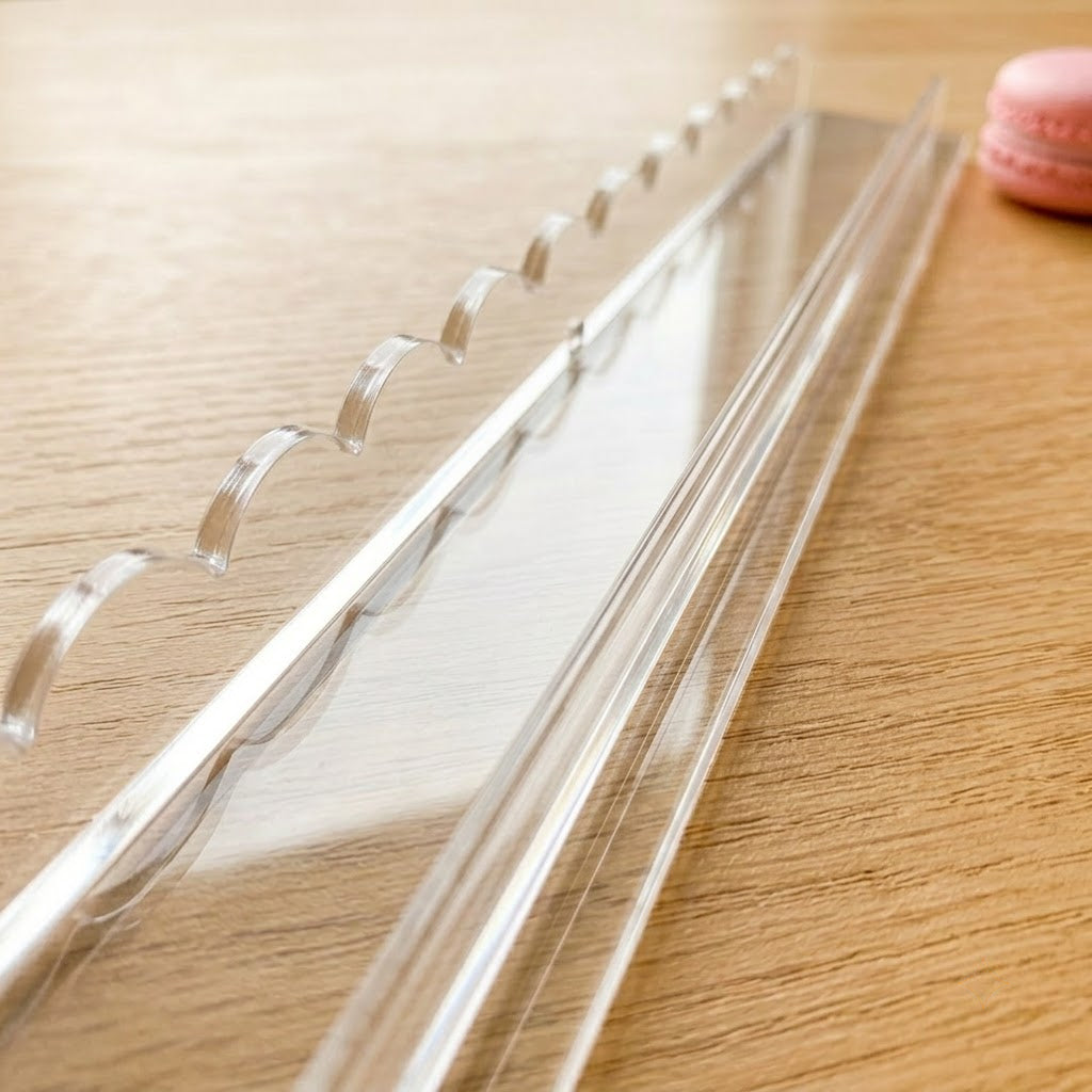 Crystal Clear Mahjong Racks — Set of 4