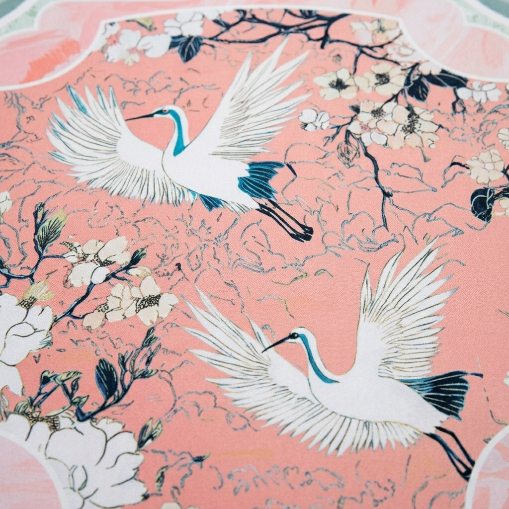 The Heron Mahjong Mat — Premium Neoprene That Never Creases, Stored in Its Own Tube