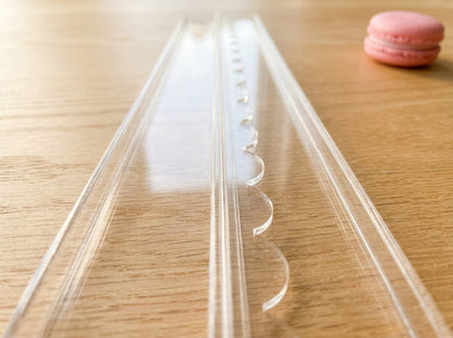 Crystal Clear Mahjong Racks — Set of 4