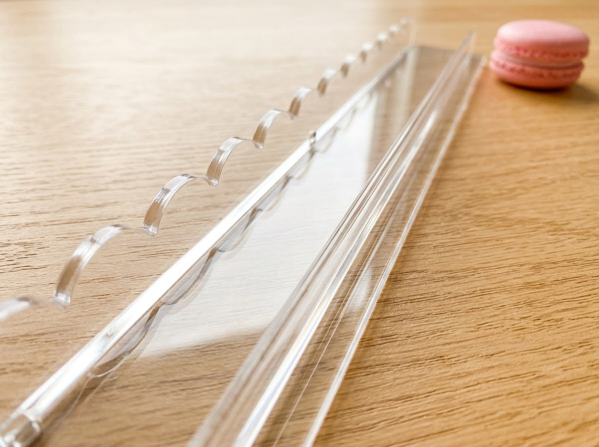 Crystal Clear Mahjong Racks — Set of 4