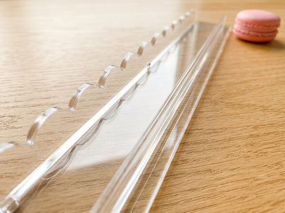 Crystal Clear Mahjong Racks — Set of 4