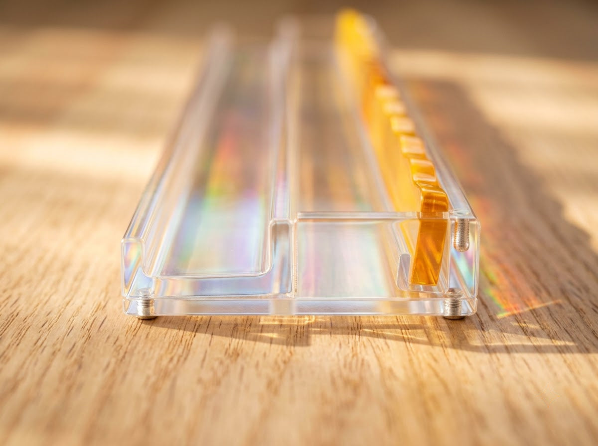 Iridescent Wave Mahjong Racks — Set of 4