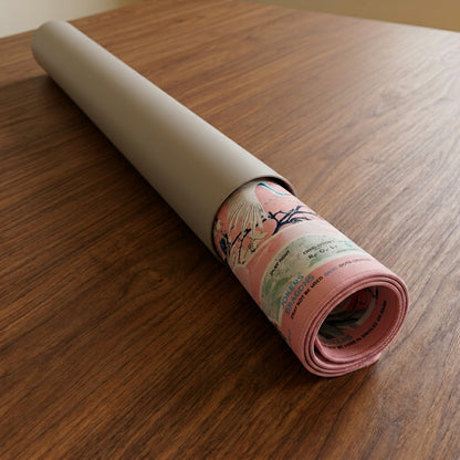 The Heron Mahjong Mat — Premium Neoprene That Never Creases, Stored in Its Own Tube