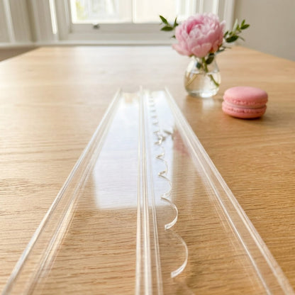 Crystal Clear Mahjong Racks — Set of 4