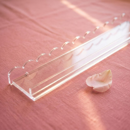 Crystal Clear Mahjong Racks — Set of 4