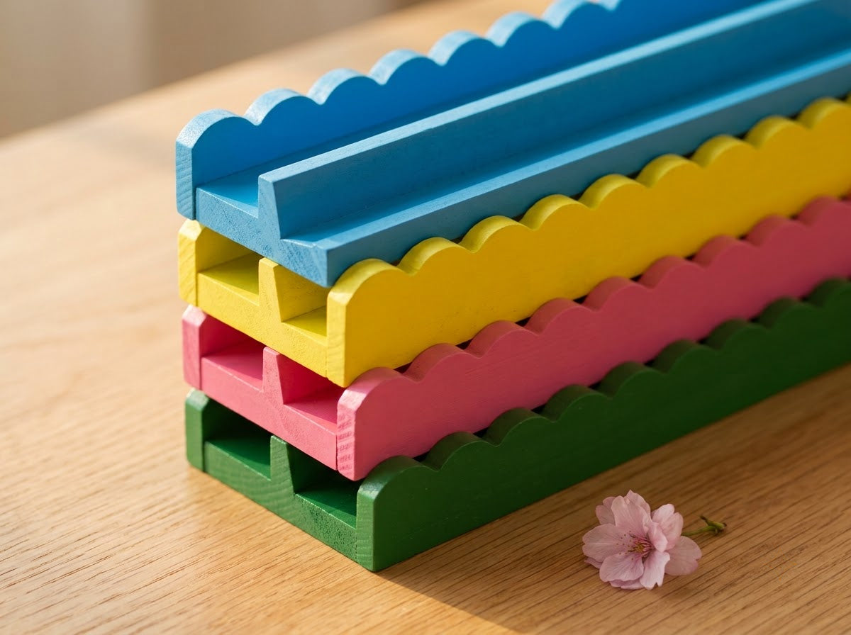Color Pop Mahjong Racks — Set of 4
