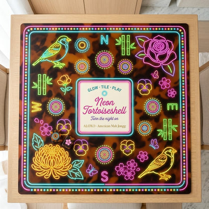 Afterglow Tortoiseshell Mahjong Mat — Roll-Up