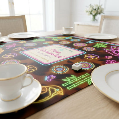 Afterglow Tortoiseshell Mahjong Mat — Roll-Up