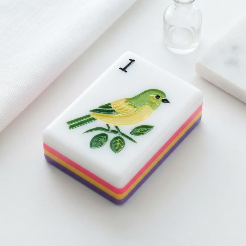 Hand-filled engraved Amalfi Lemon tiles