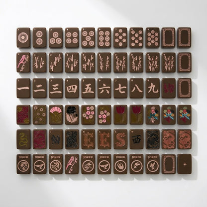 Full set laid out as a specification chart