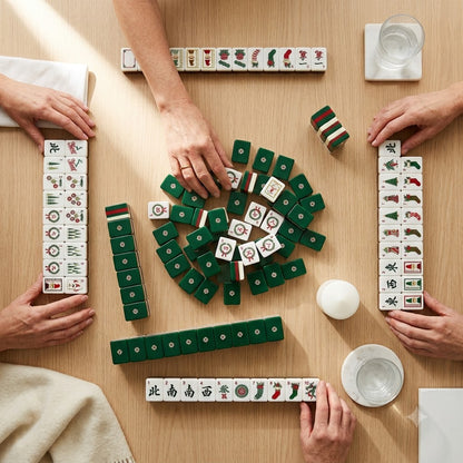 A game in progress, four players