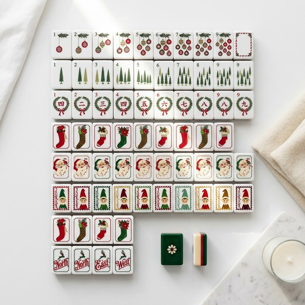 Full set laid out as a specification chart