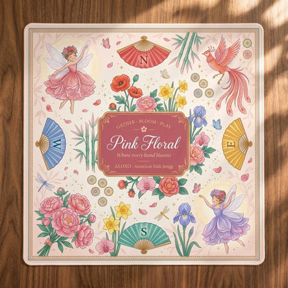 Fairy Bloom Mahjong Mat — Roll-Up