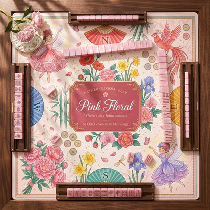 Fairy Bloom Mahjong Mat — Roll-Up