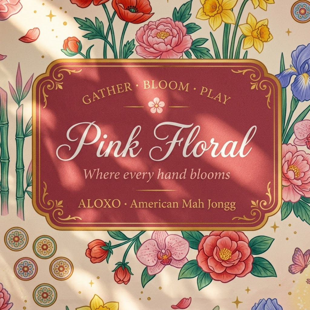 Fairy Bloom Mahjong Mat — Roll-Up