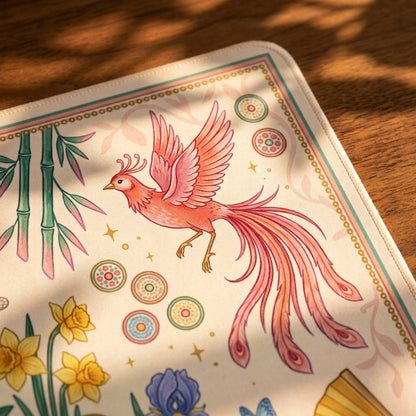 Fairy Bloom Mahjong Mat — Roll-Up
