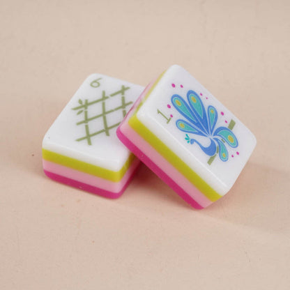 The Sorbet Set — 160-Piece Hot Pink Luxury Mahjong Tiles for the Player Who Sets the Tone