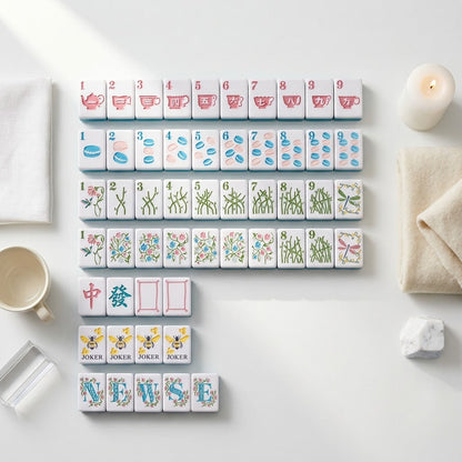 Full set laid out as a specification chart