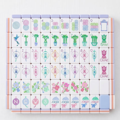 The Garden Party Set — 160-Piece Pastel Botanical Mahjong