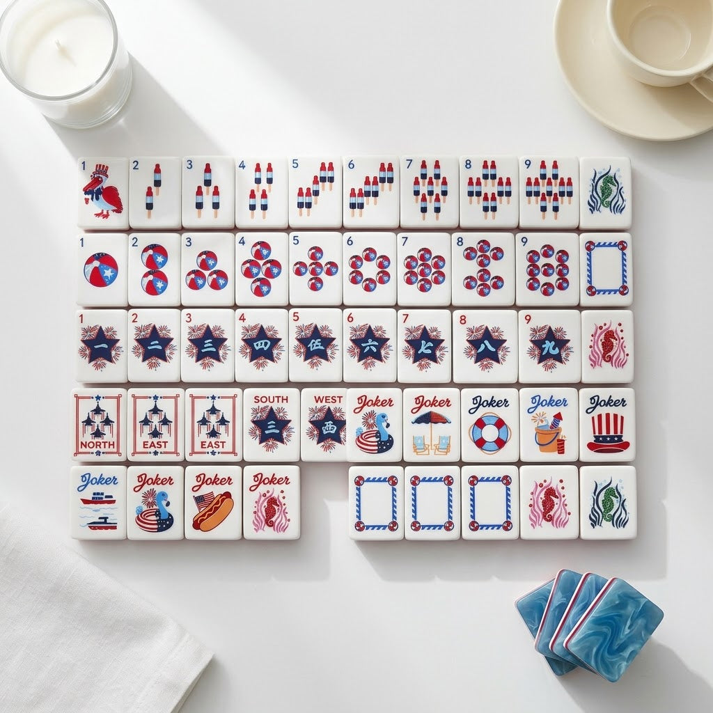 Full set laid out as a specification chart