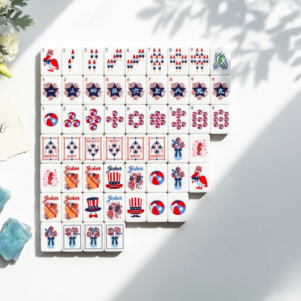 Liberty Fireworks Mahjong Set — 160 Tiles