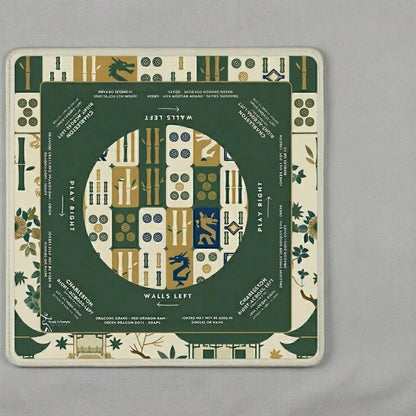 The Emerald Botanical Mahjong Mat — A Quieter Table, All Your Own