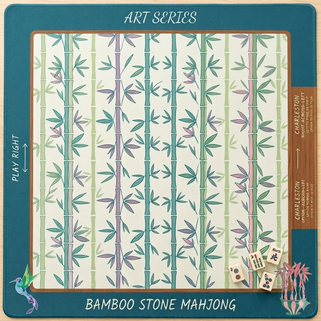 The Bamboo Grove Mahjong Mat — A True Roll-Up That Lies Perfectly Flat