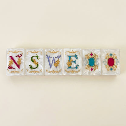 Pearl Cat Mahjong Set — 160 Tiles