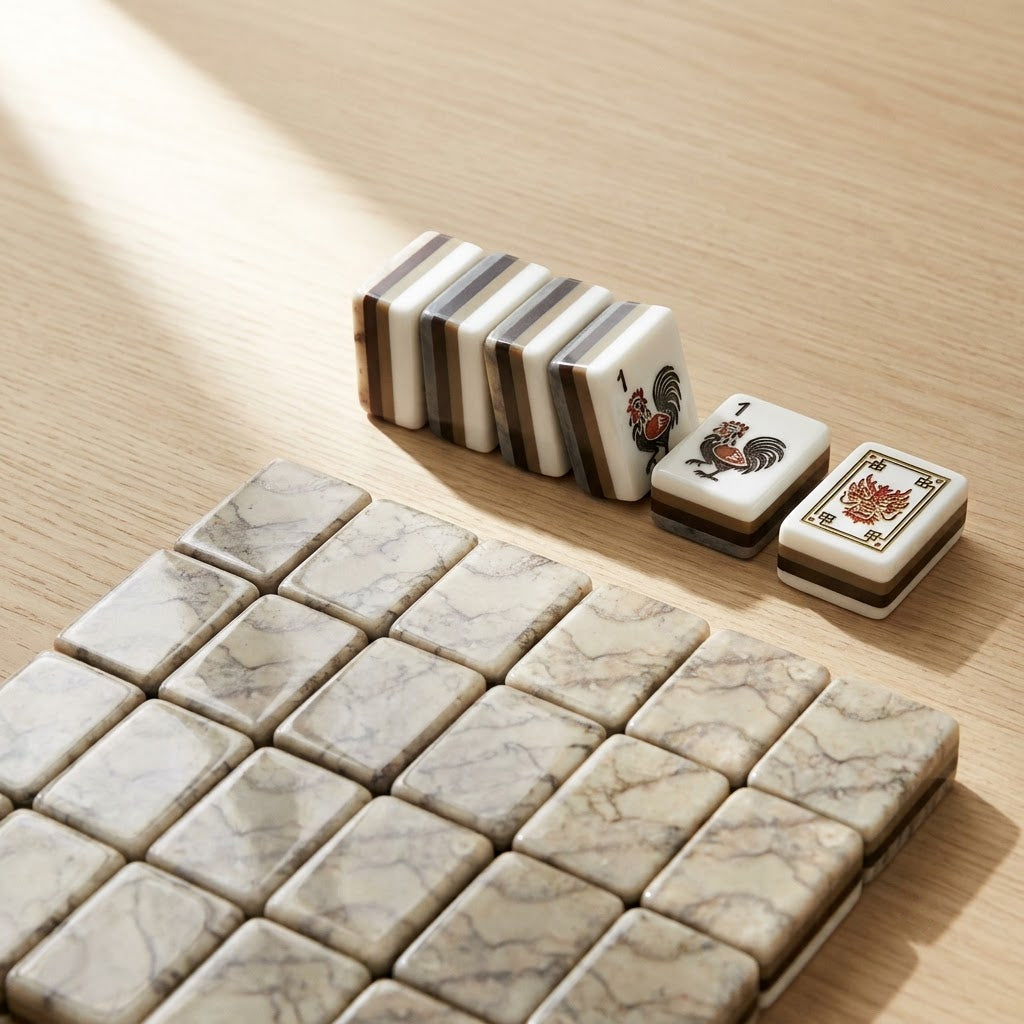 Tile backs and layered side edges