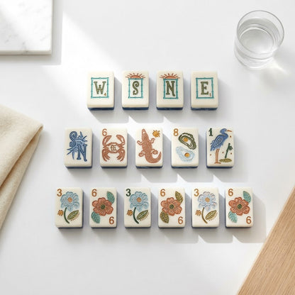 Winds, dragons and flower tiles