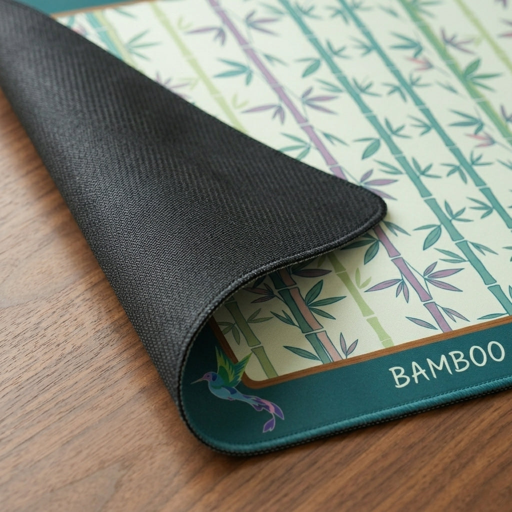 The Bamboo Grove Mahjong Mat — A True Roll-Up That Lies Perfectly Flat