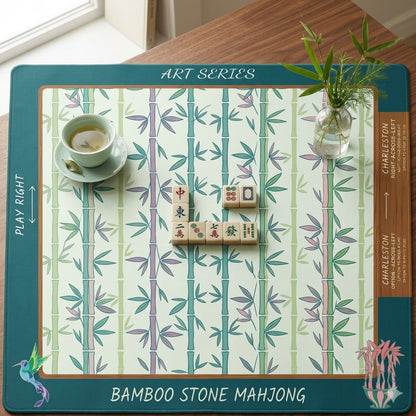 The Bamboo Grove Mahjong Mat — A True Roll-Up That Lies Perfectly Flat