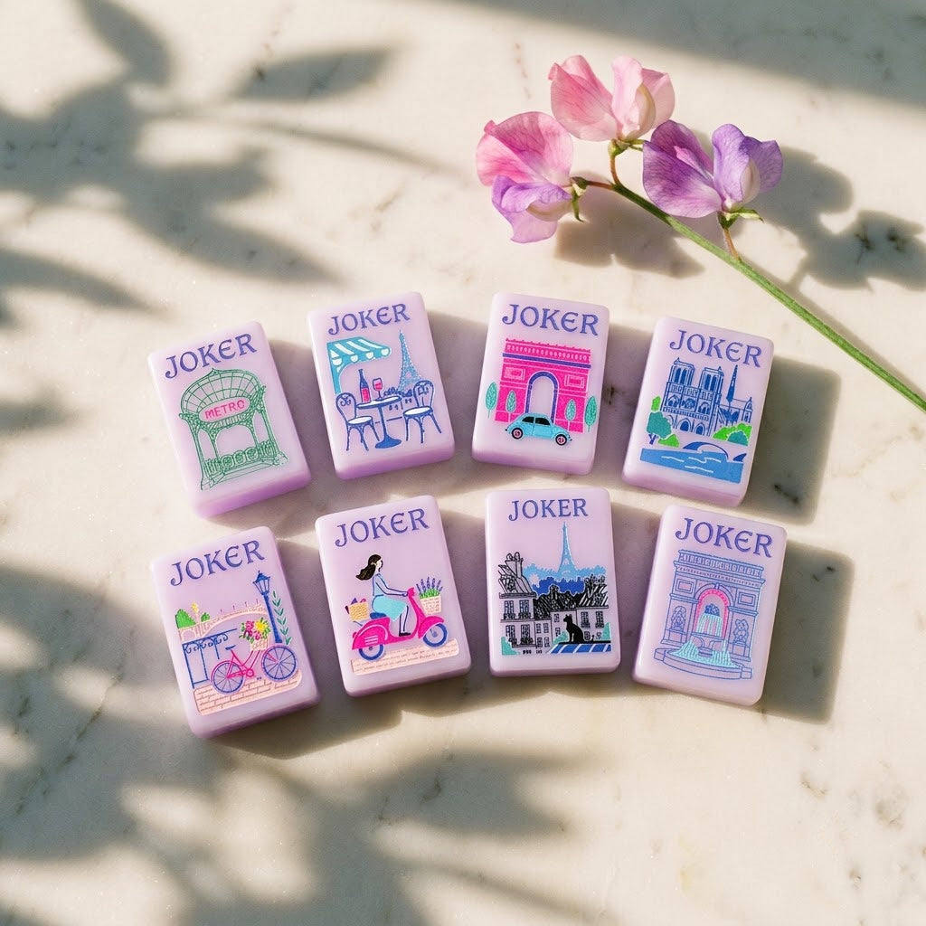 Paris in Bloom mahjong — 8 Paris Jokers