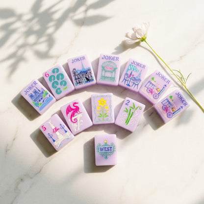 Paris in Bloom mahjong — color palette beauty