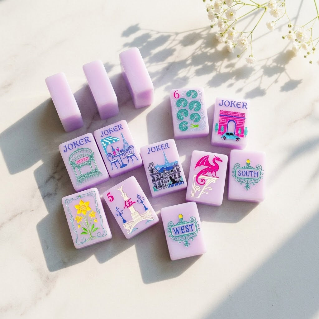 Paris in Bloom mahjong — signature tiles fan