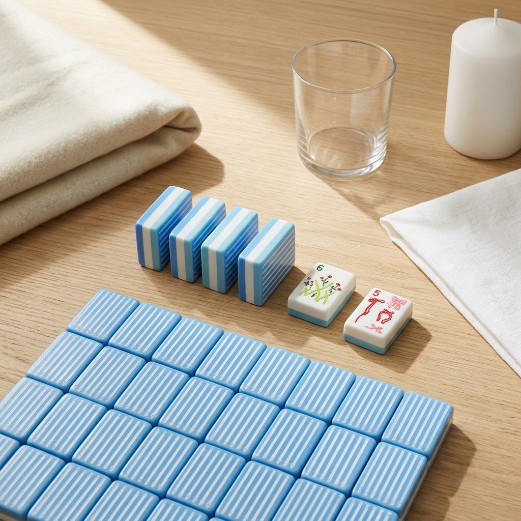 Tile backs and layered side edges