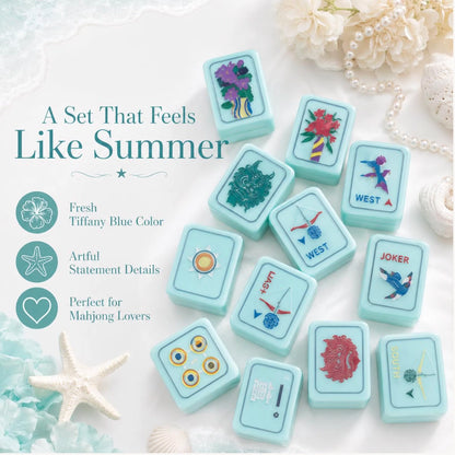 Luxury Ocean Mahjong Tile Set
