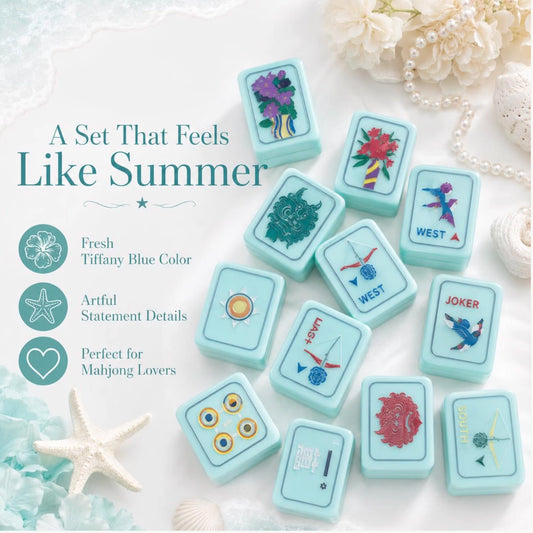 Luxury Ocean Mahjong Tile Set