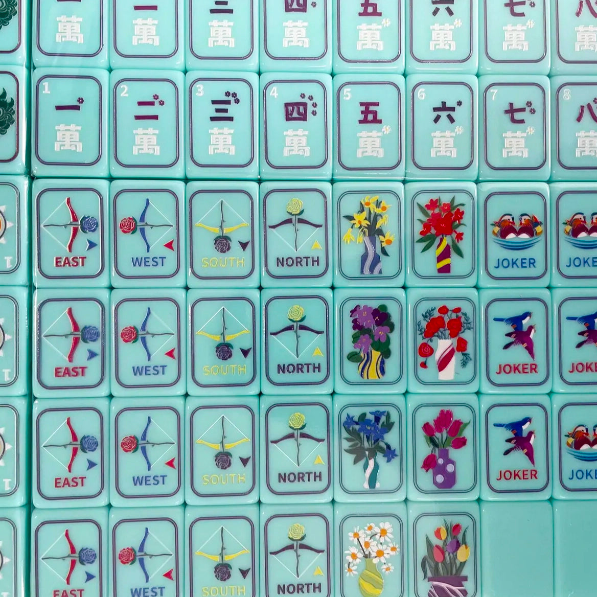 Luxury Ocean Mahjong Tile Set
