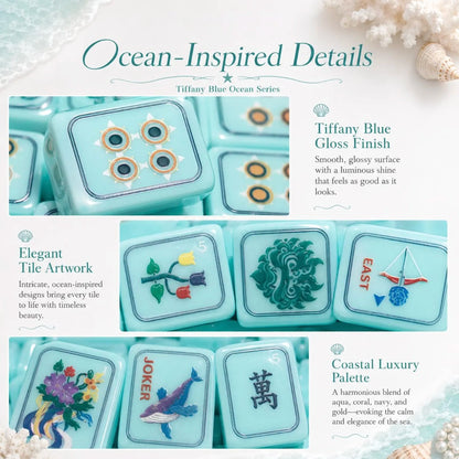 Luxury Ocean Mahjong Tile Set