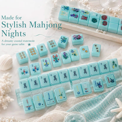 Luxury Ocean Mahjong Tile Set