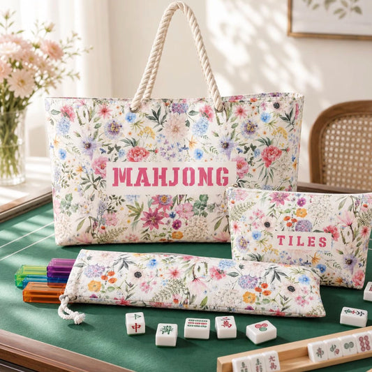 Luxury travel case storing weighted tiles to practice the last wall segment calling rules